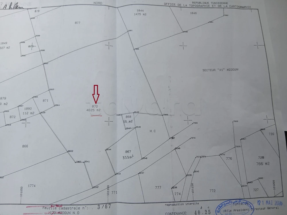 Terrain à Vendre - Midoun Djerba