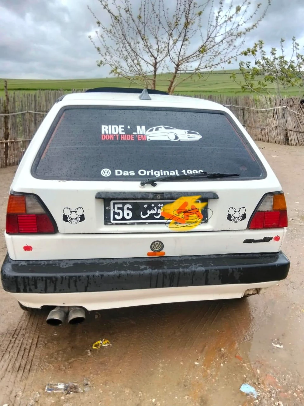 Carte voiture Volkswagen Golf 2