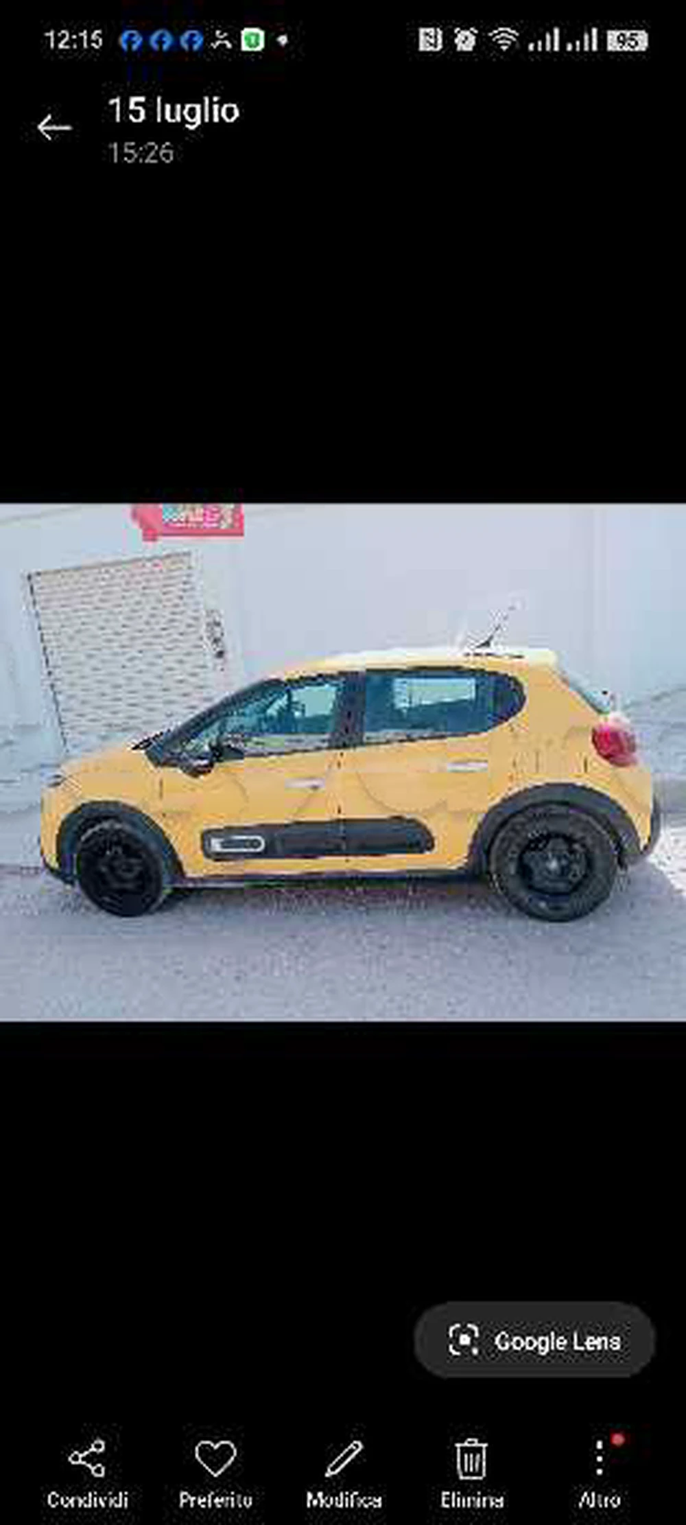 Carte voiture Citroen C3