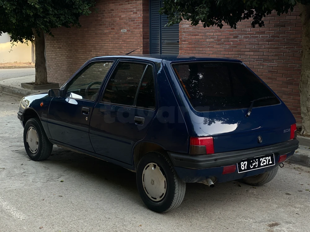 Carte voiture Peugeot 205