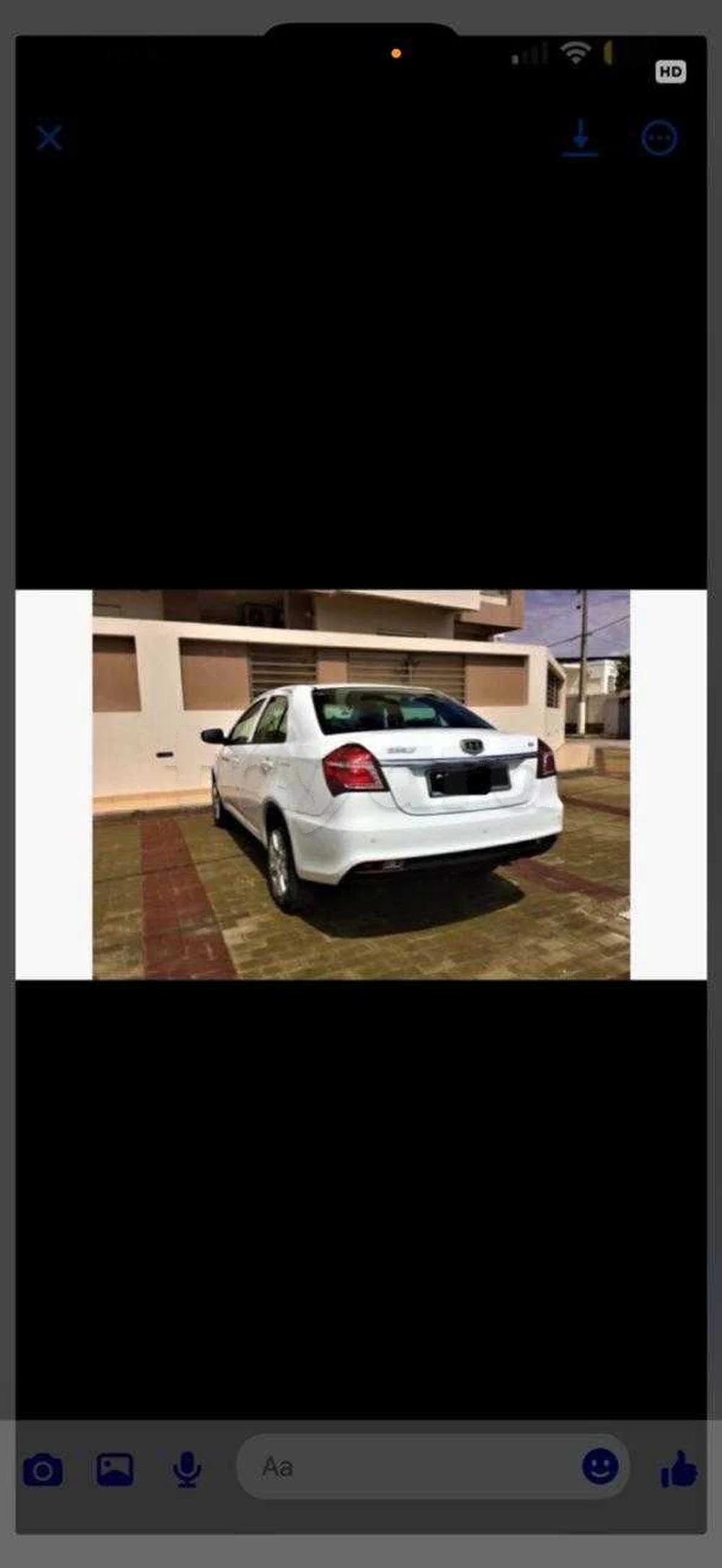 Carte voiture Geely LC