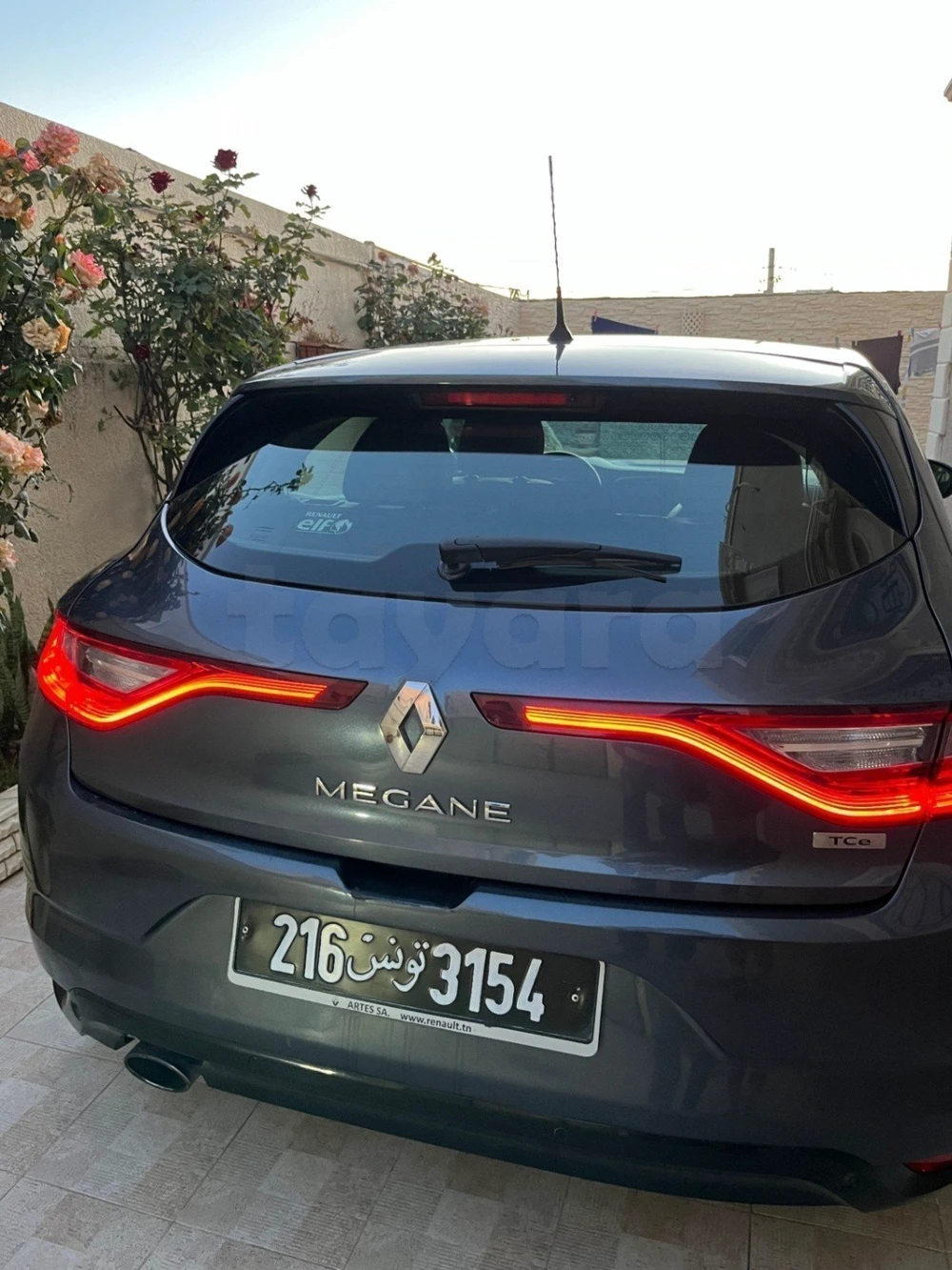 Carte voiture Renault Megane