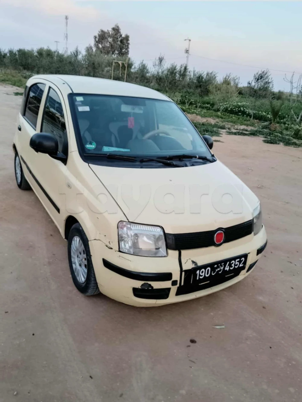 Carte voiture Fiat Panda