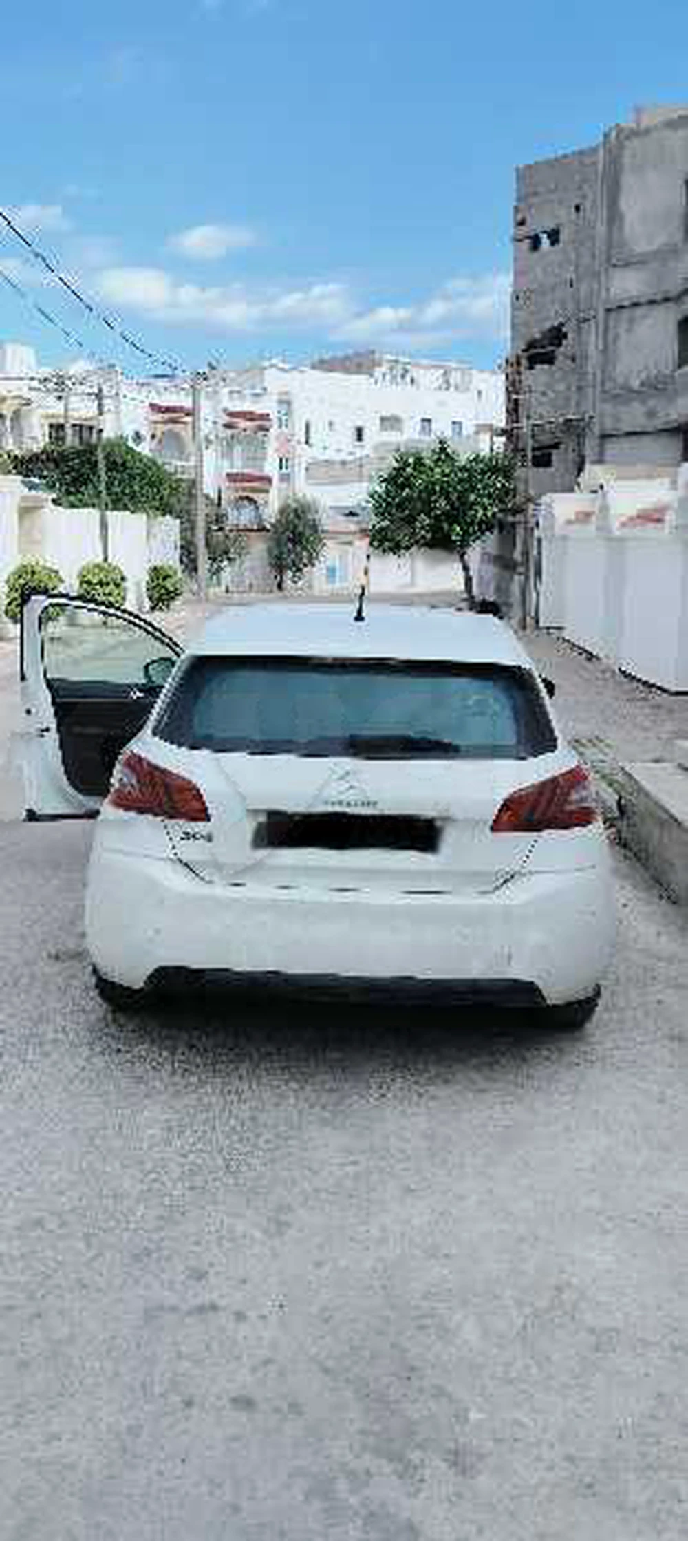 Carte voiture Peugeot 308