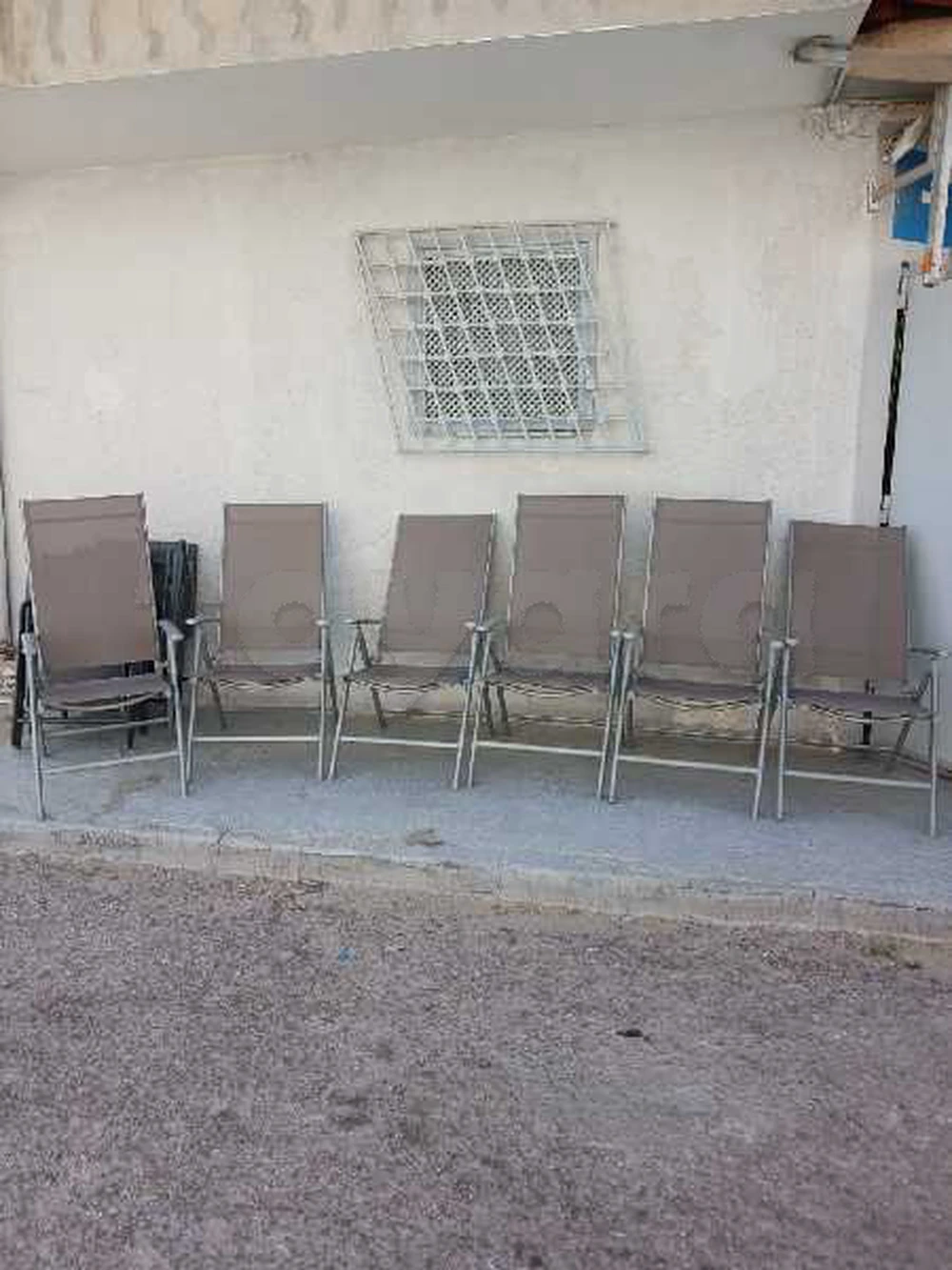 chaise réglable pliable avec cadre aluminium importé
