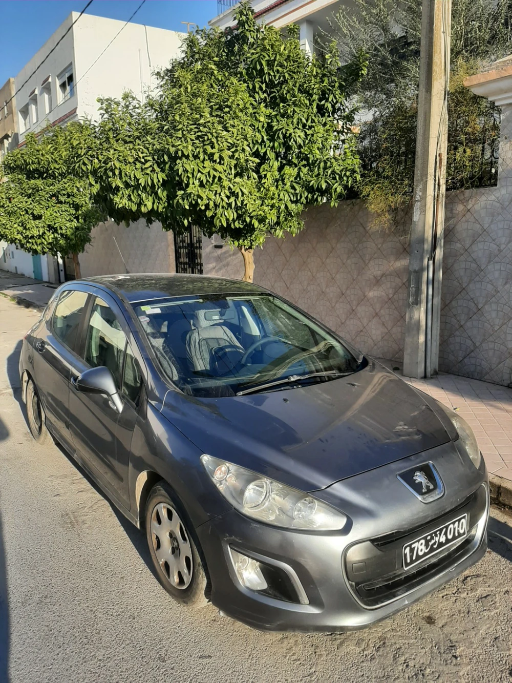 Carte voiture Peugeot 308