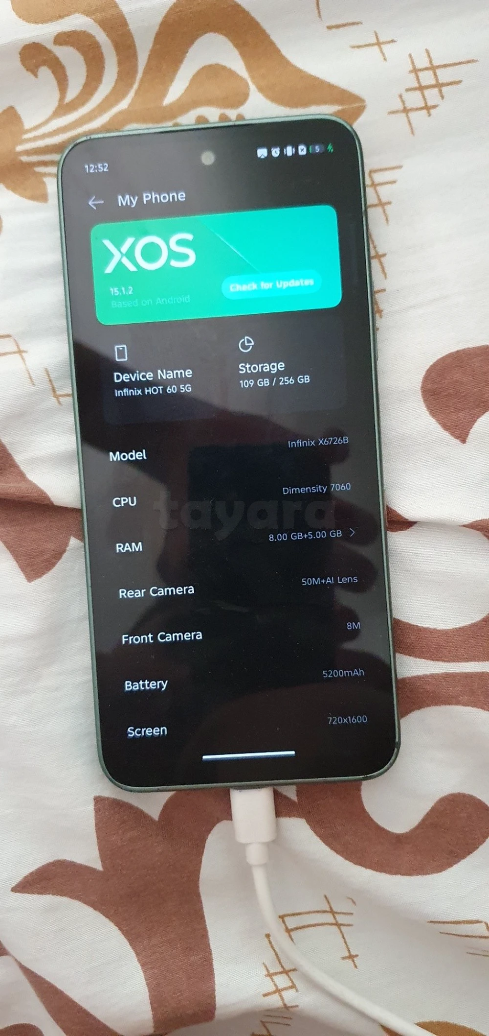a vendre infinix hot 60 5G