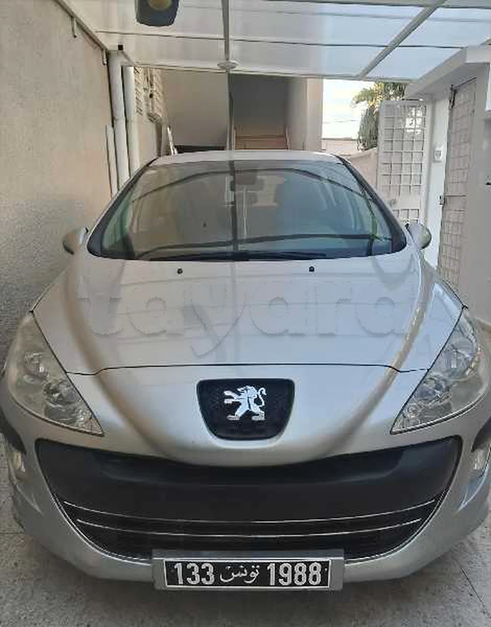 Carte voiture Peugeot 308