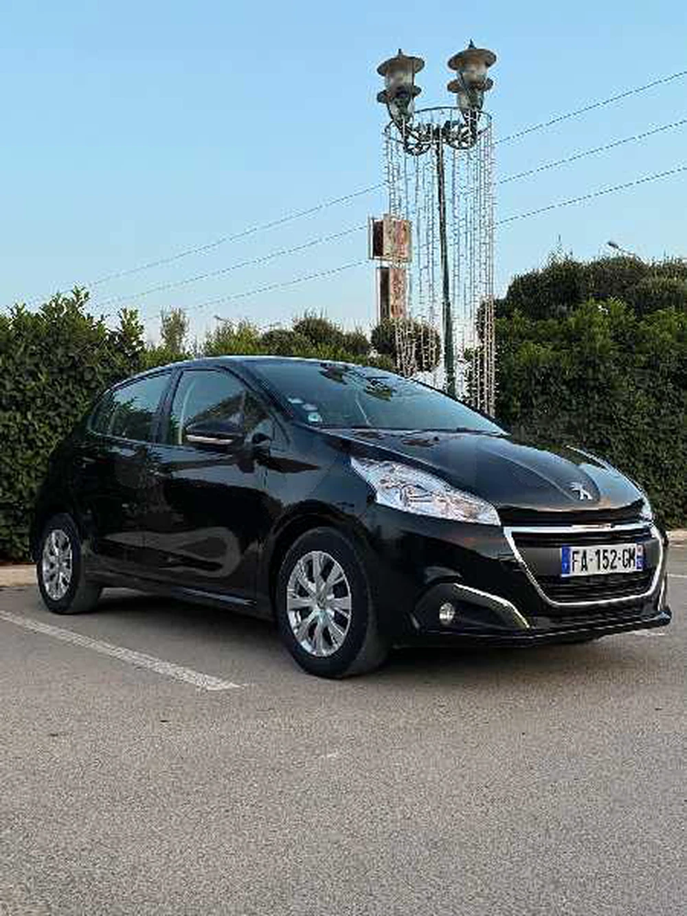 Carte voiture Peugeot 208