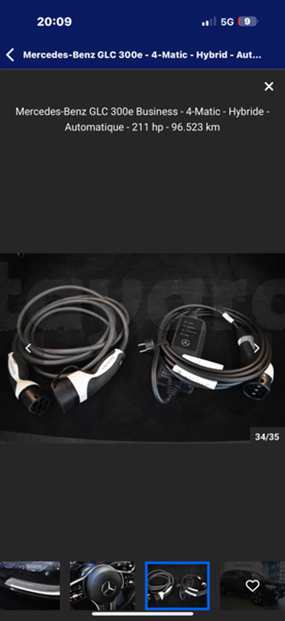 Carte voiture Mercedes-Benz Classe GLA