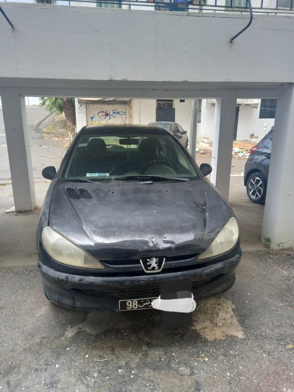 Carte voiture Peugeot 206