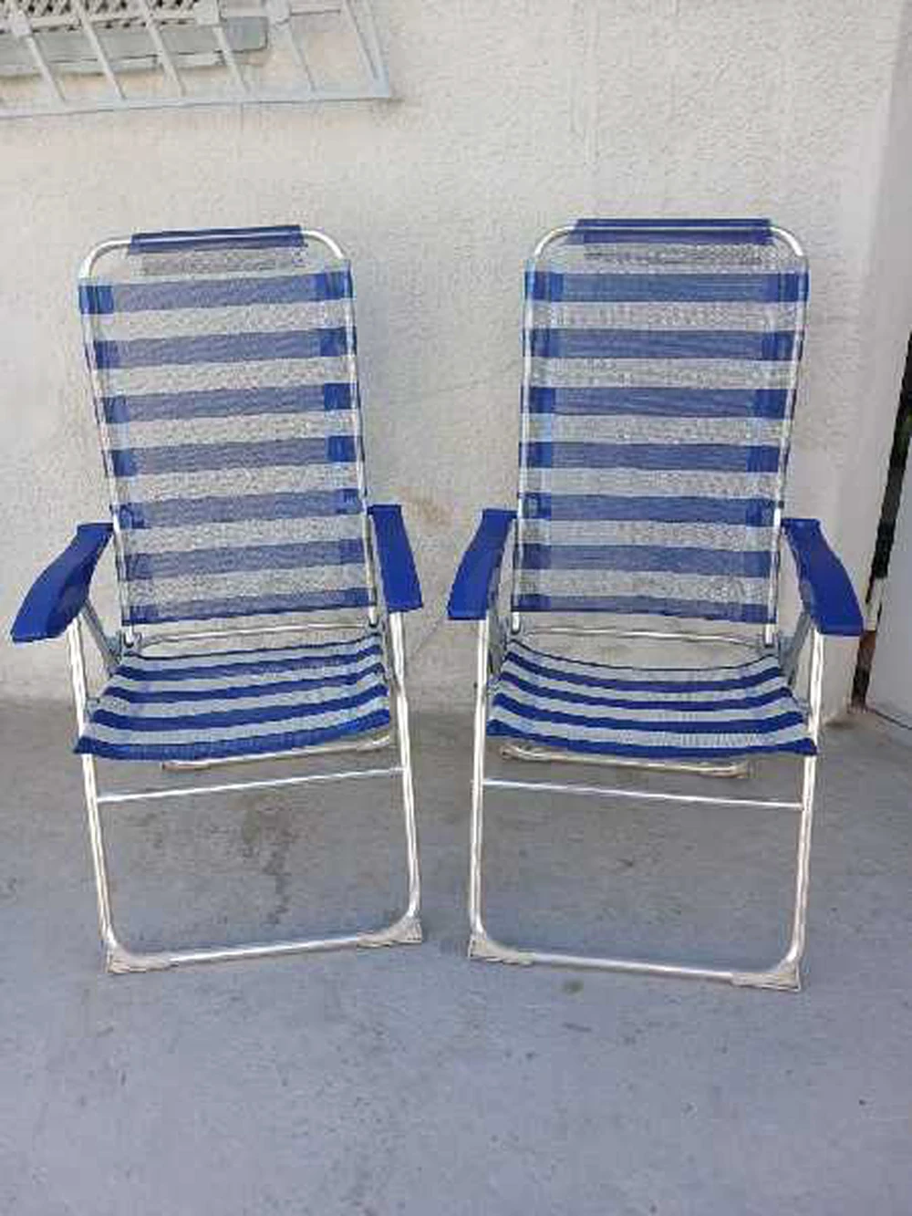 chaise aluminium réglable pliable importé