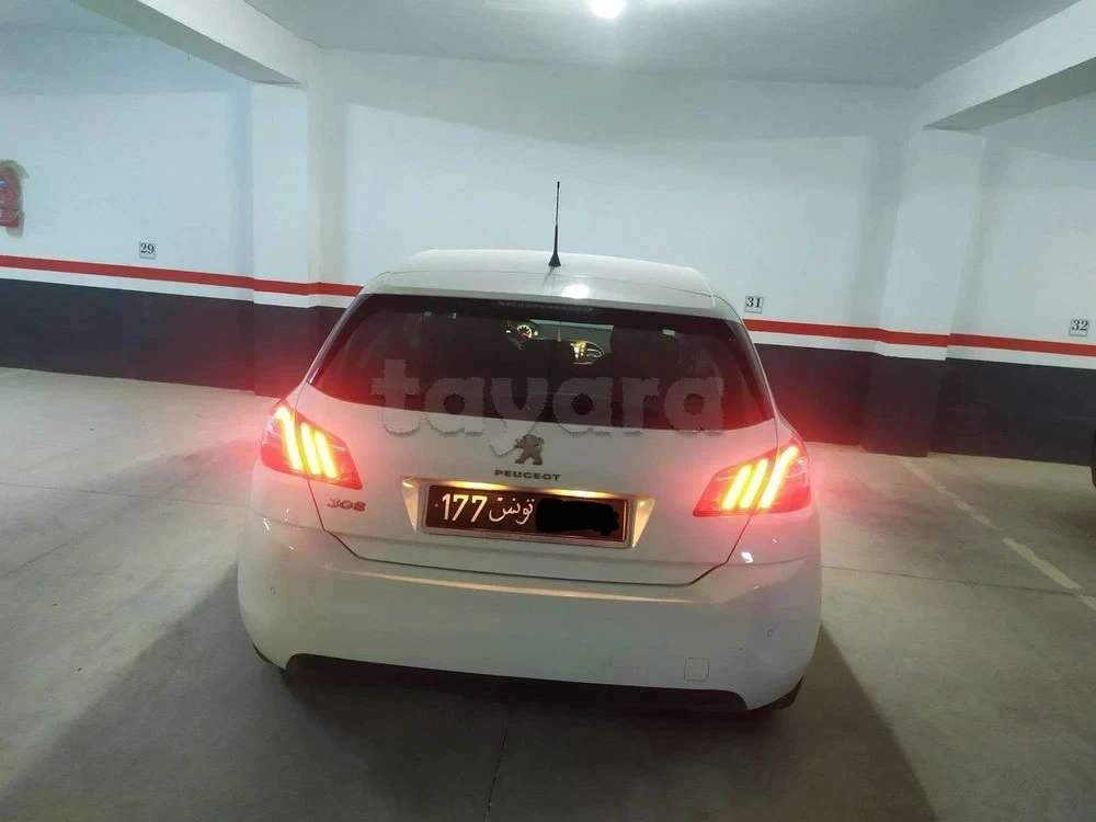 Carte voiture Peugeot 308