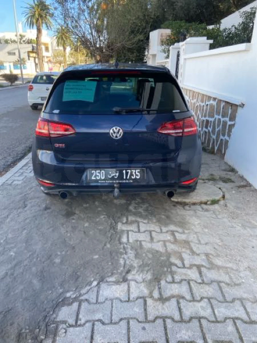 Carte voiture Volkswagen Golf 7