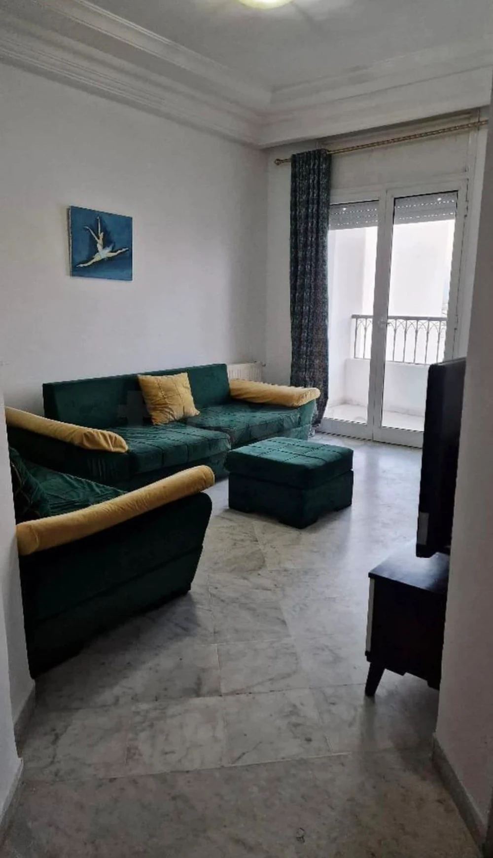 Appartement S+1 meublé à Ennaser 2