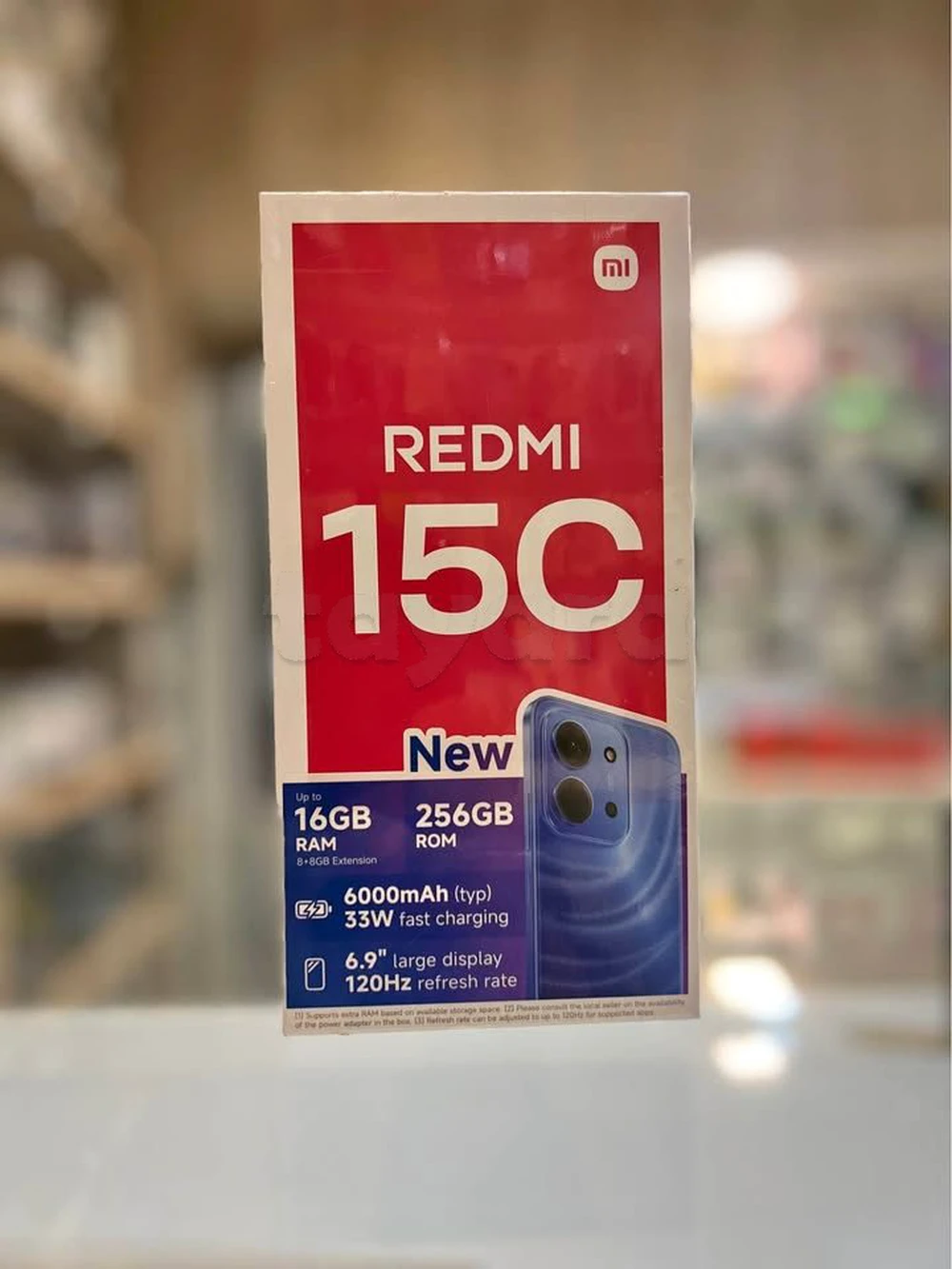REDMI 15C 16/256 CACHETÉ PLASTIFIÉ💯🥰