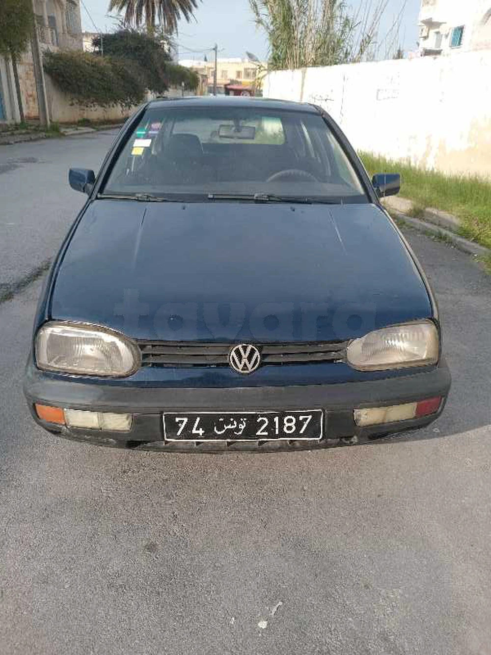 Carte voiture Volkswagen Golf