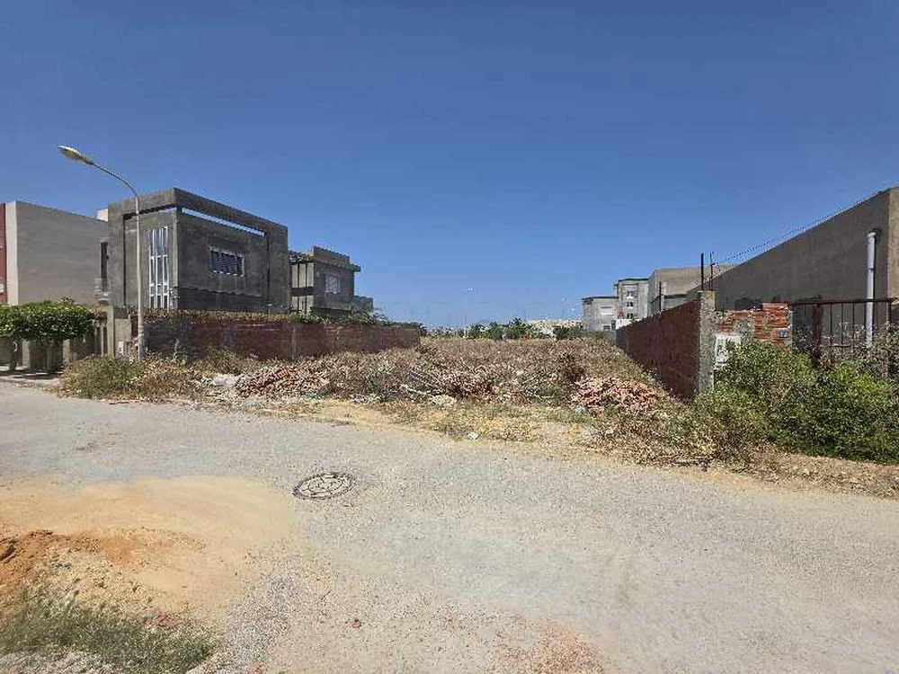 terrain 418 m2 lotissement finance borj cedria