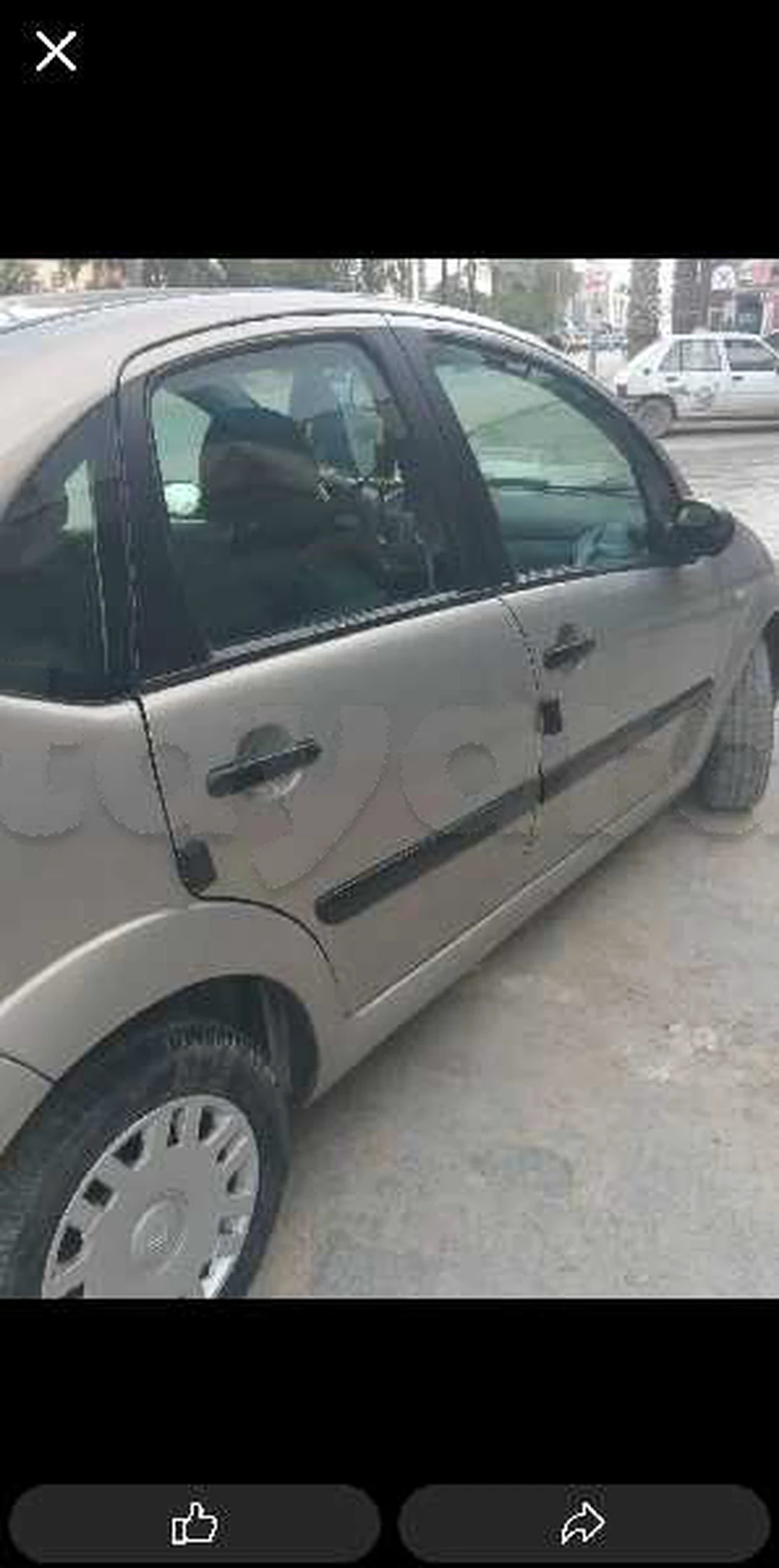 Carte voiture Citroen C3