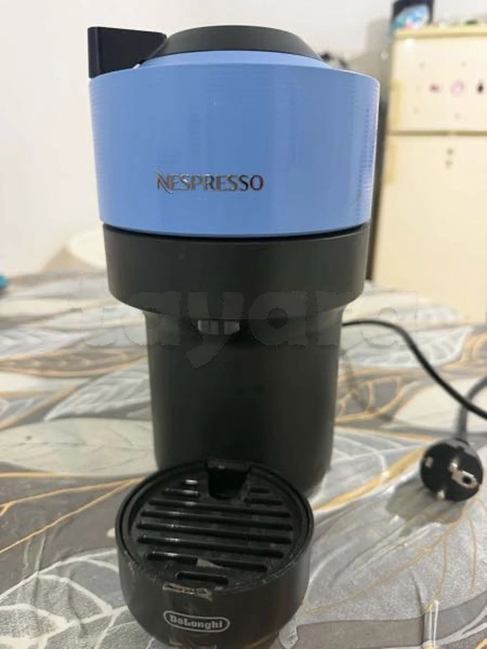 à café Nespresso De'Longhi bleu et noir ☕