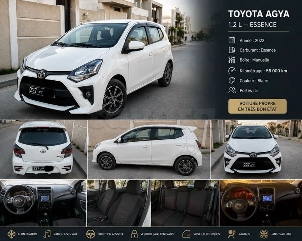 Carte voiture Toyota Yaris