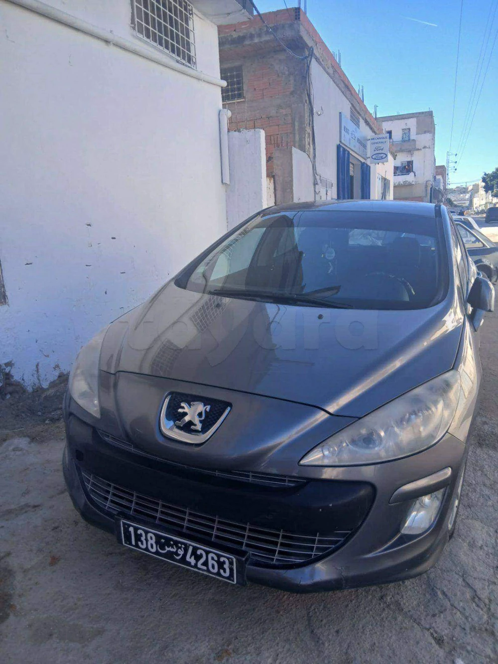 Carte voiture Peugeot 308