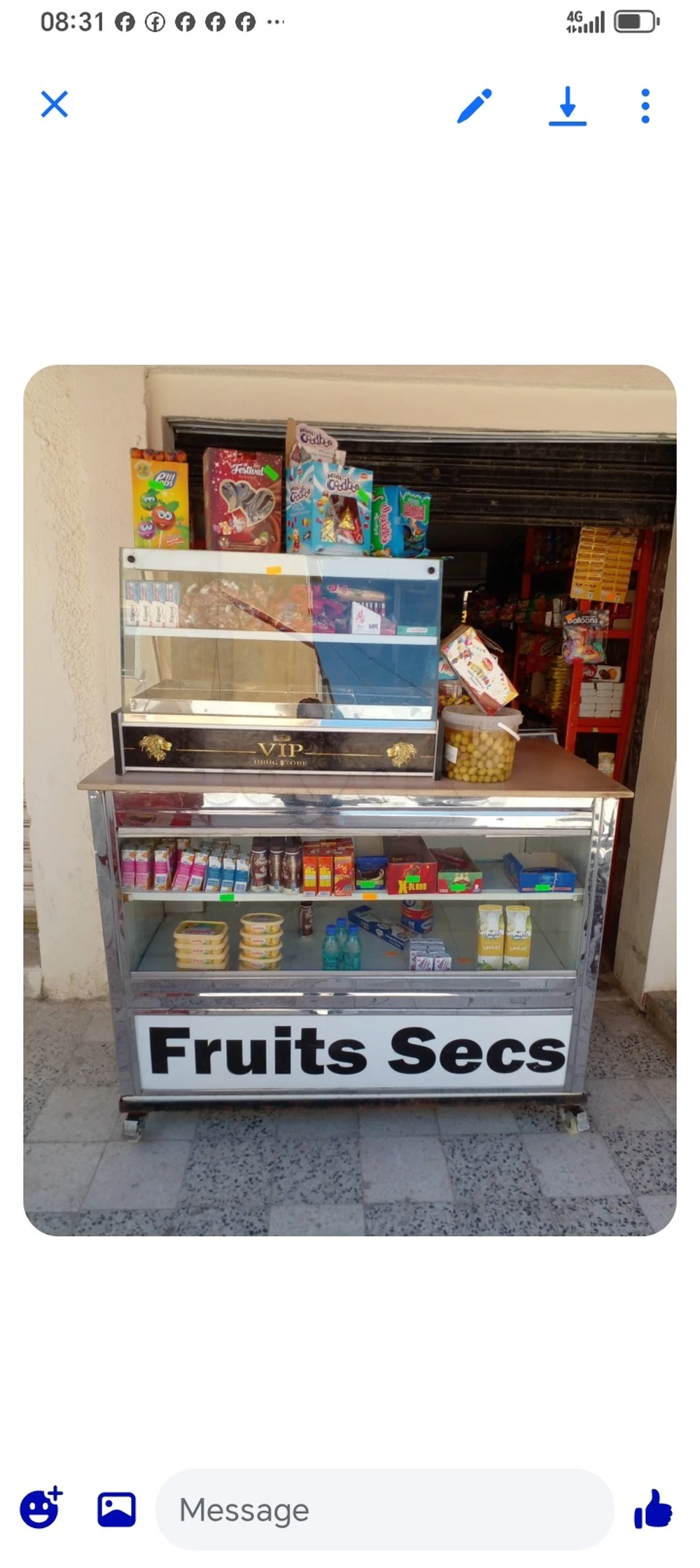 À vendre : Frigo professionnel + matériel complet pour hammass / fast-food »