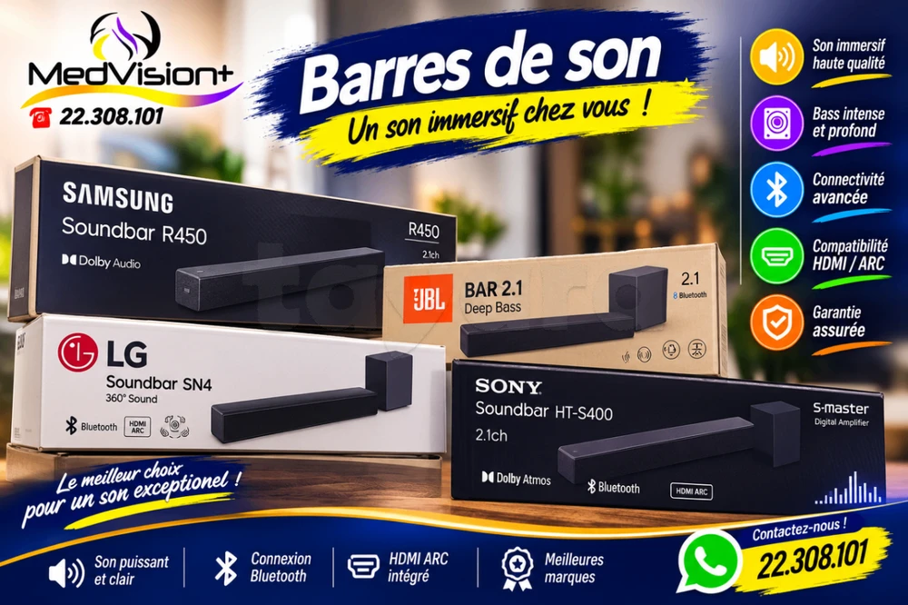 Barres de son & Tvs -Haut de Gamme-