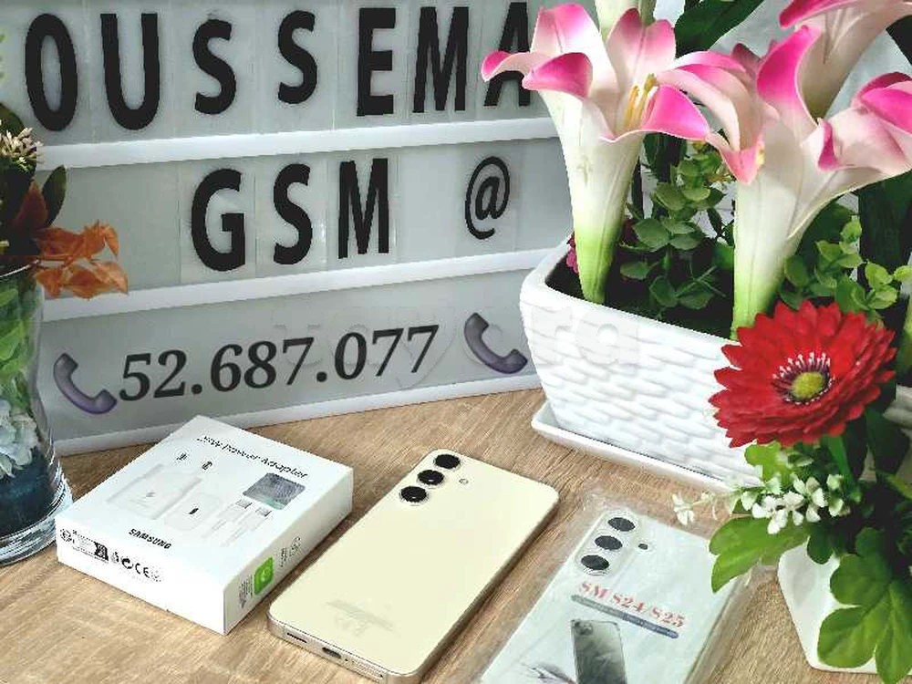 Samsung Galaxy S24 5G Amber Yellow (8/128Go) état neuf 
Tél:52.687.077
