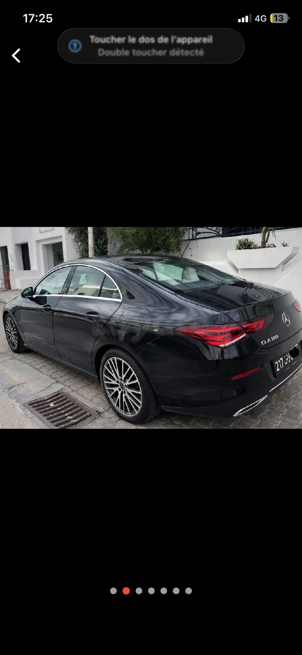 Carte voiture Mercedes-Benz Classe CLA