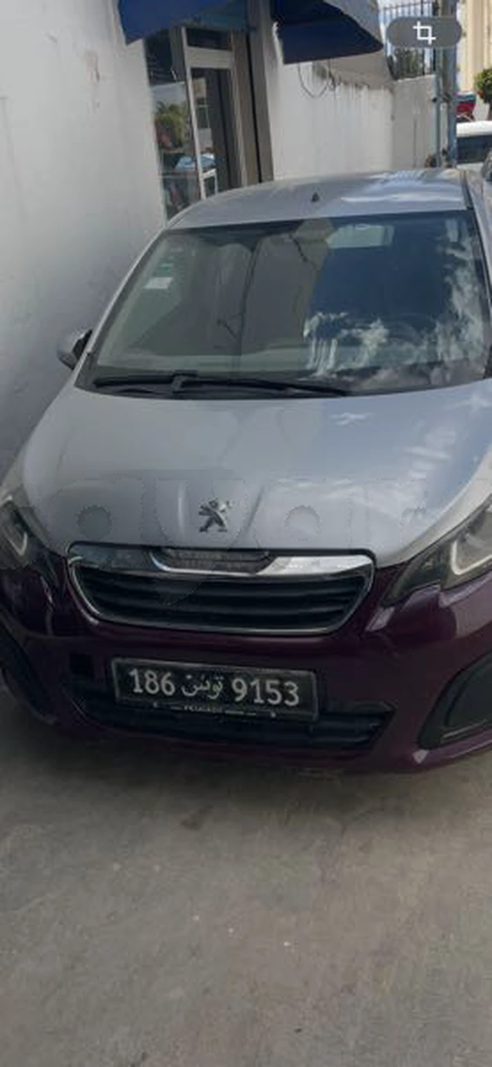 Carte voiture Peugeot 107