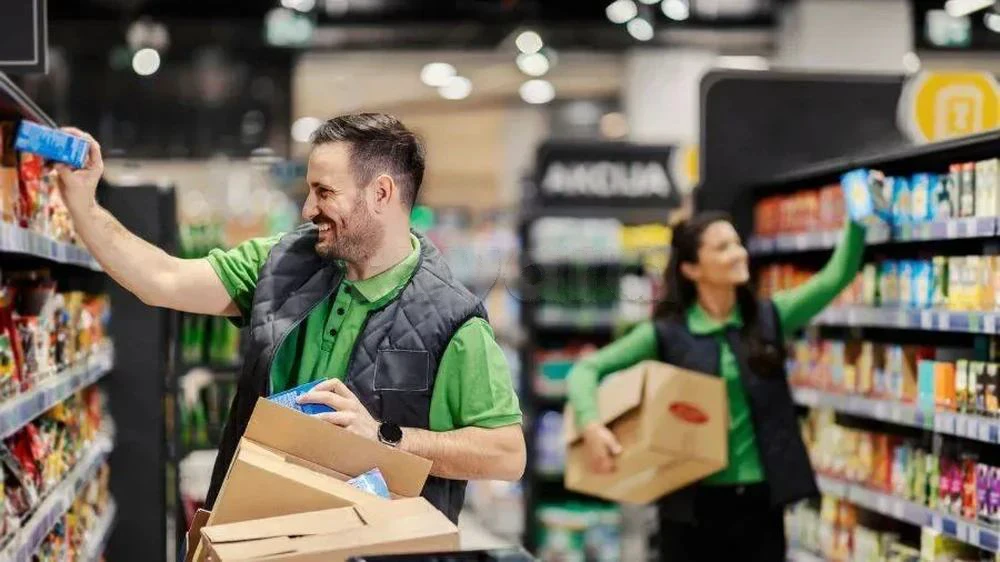 merchandiser , marchandiser , agent grande surface