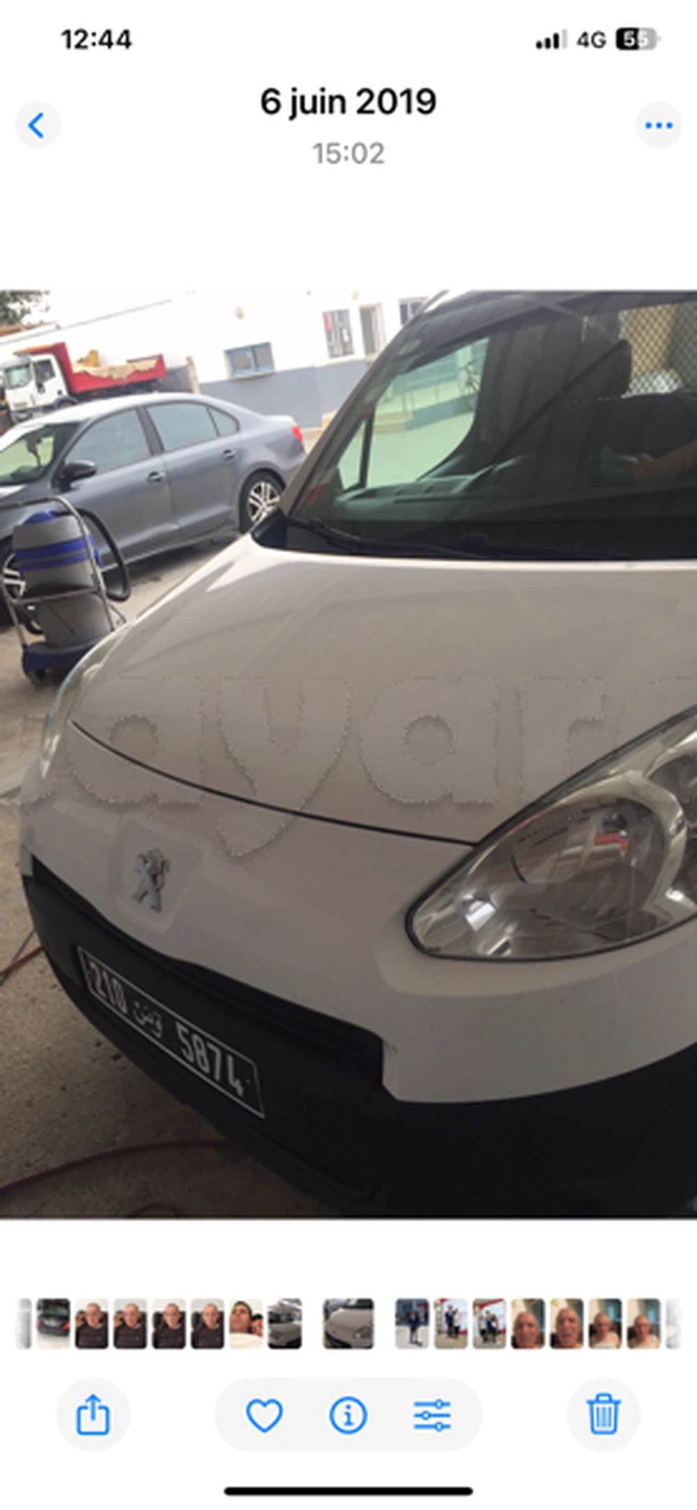 Carte voiture Peugeot Partner