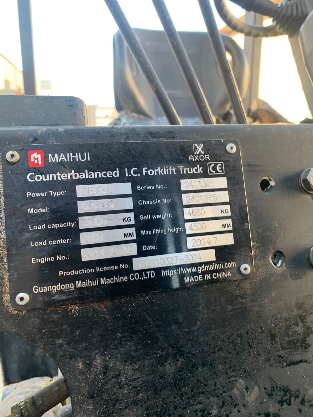 CHARIOT ELEVATEUR