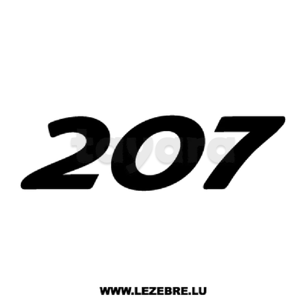 Carte voiture Peugeot 207