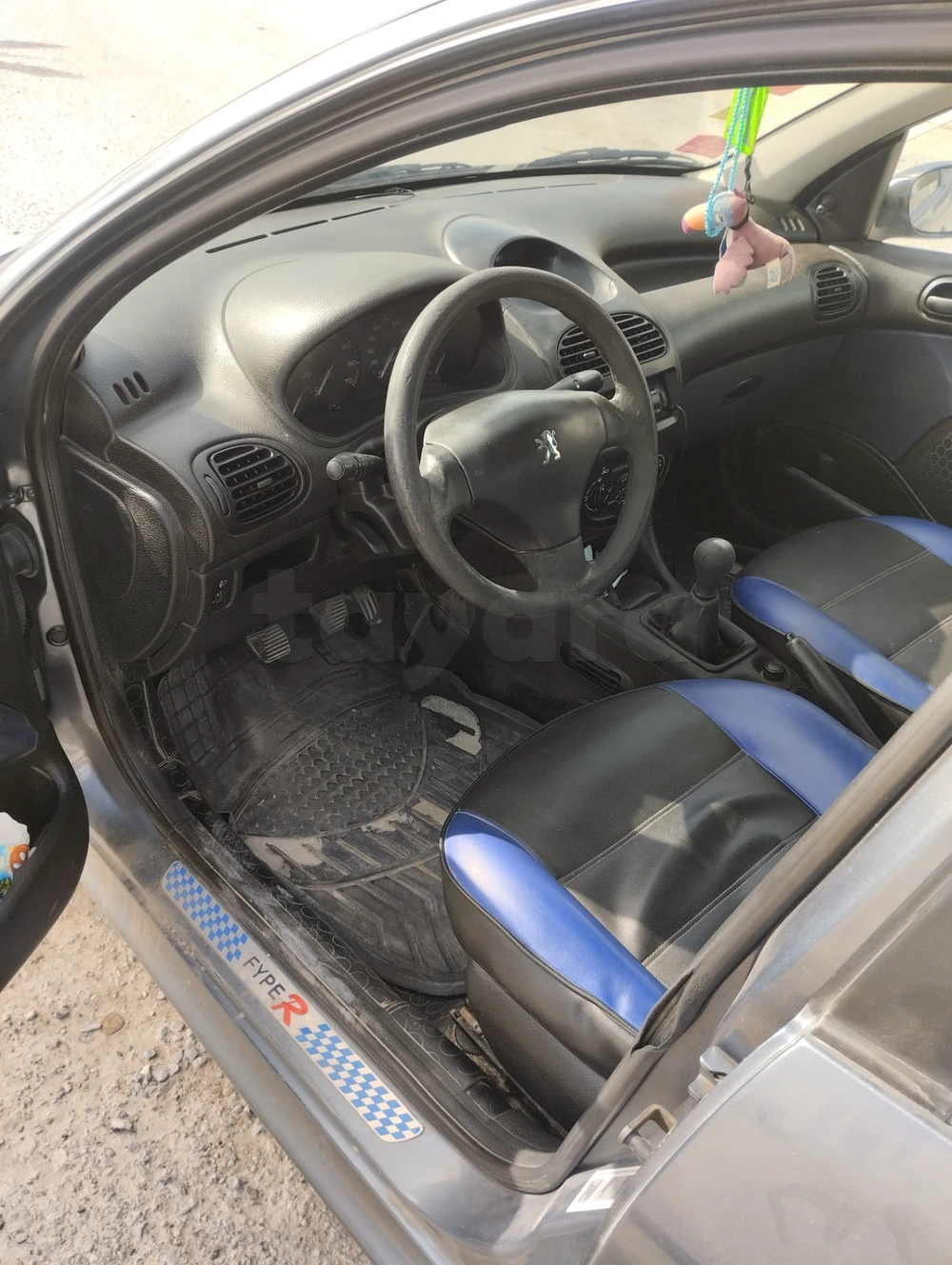 Carte voiture Peugeot 206