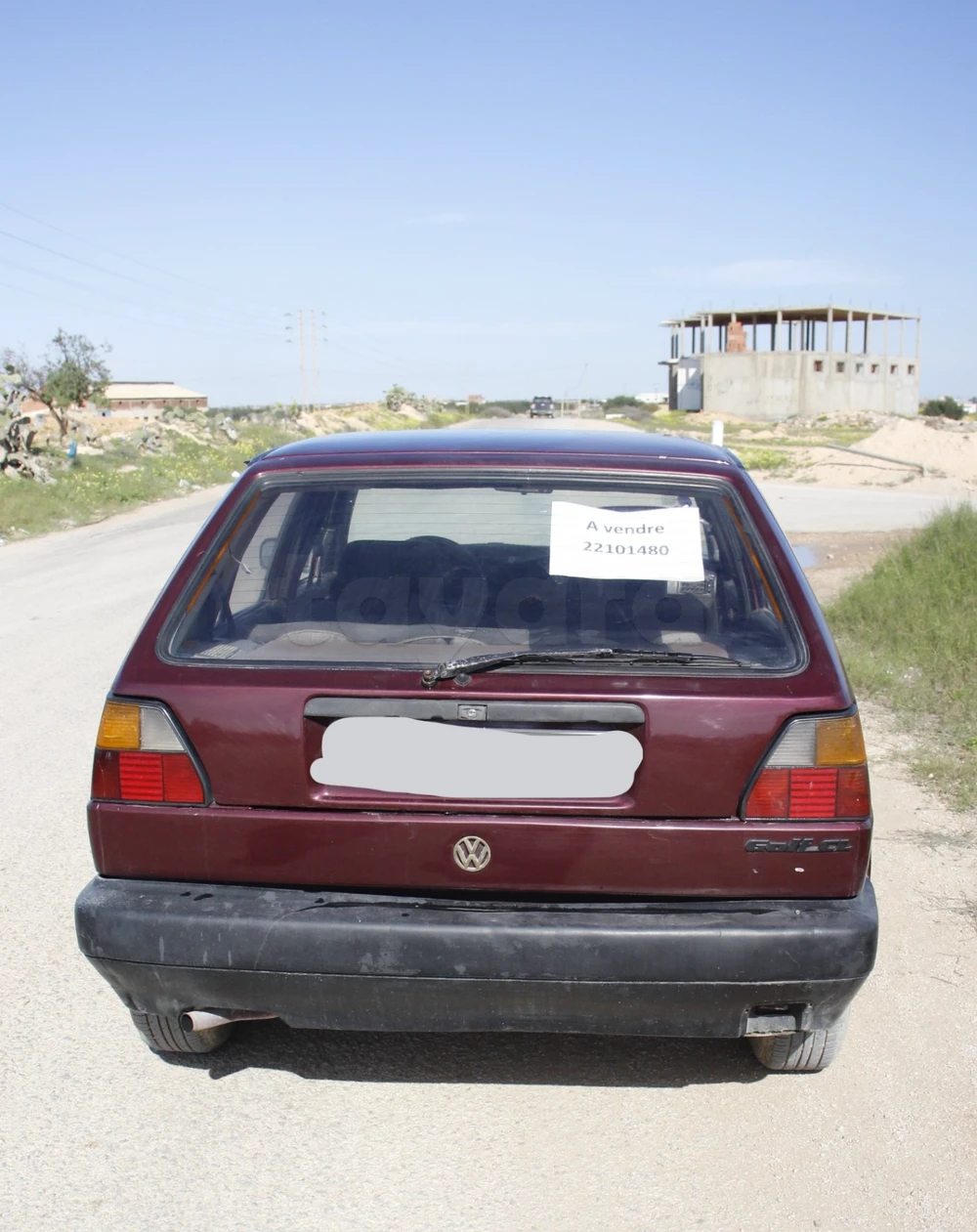 Carte voiture Volkswagen Golf