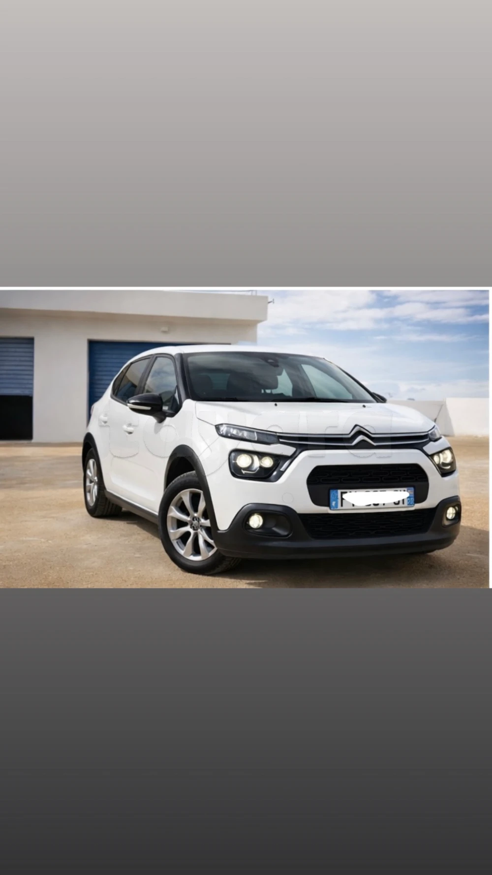 Carte voiture Citroen C3