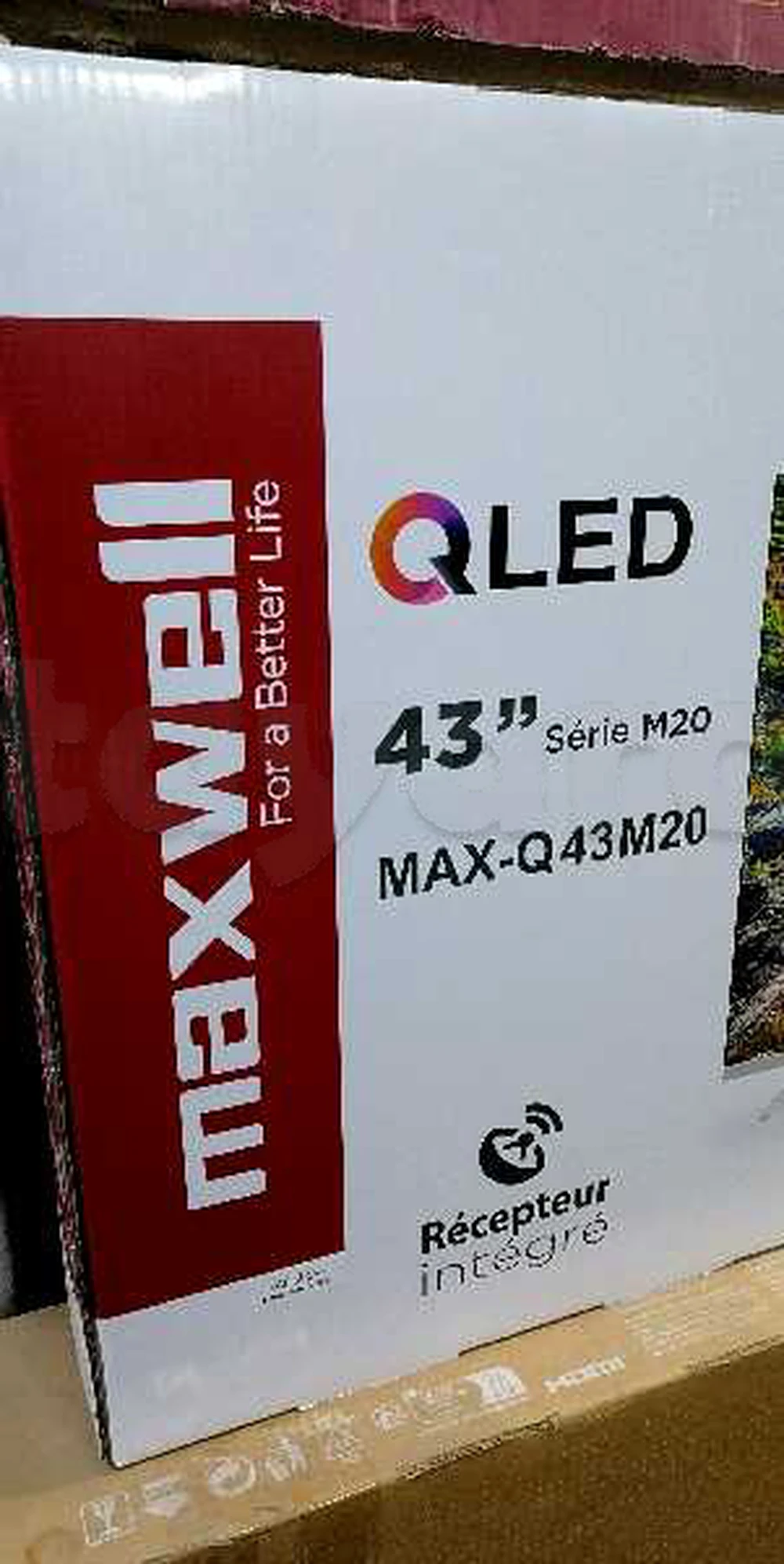 💥Offre limitée 💥Tv 43" Maxwell Full HD LED QLED Avec récepteur intégré garantie 5 Ans Officielle