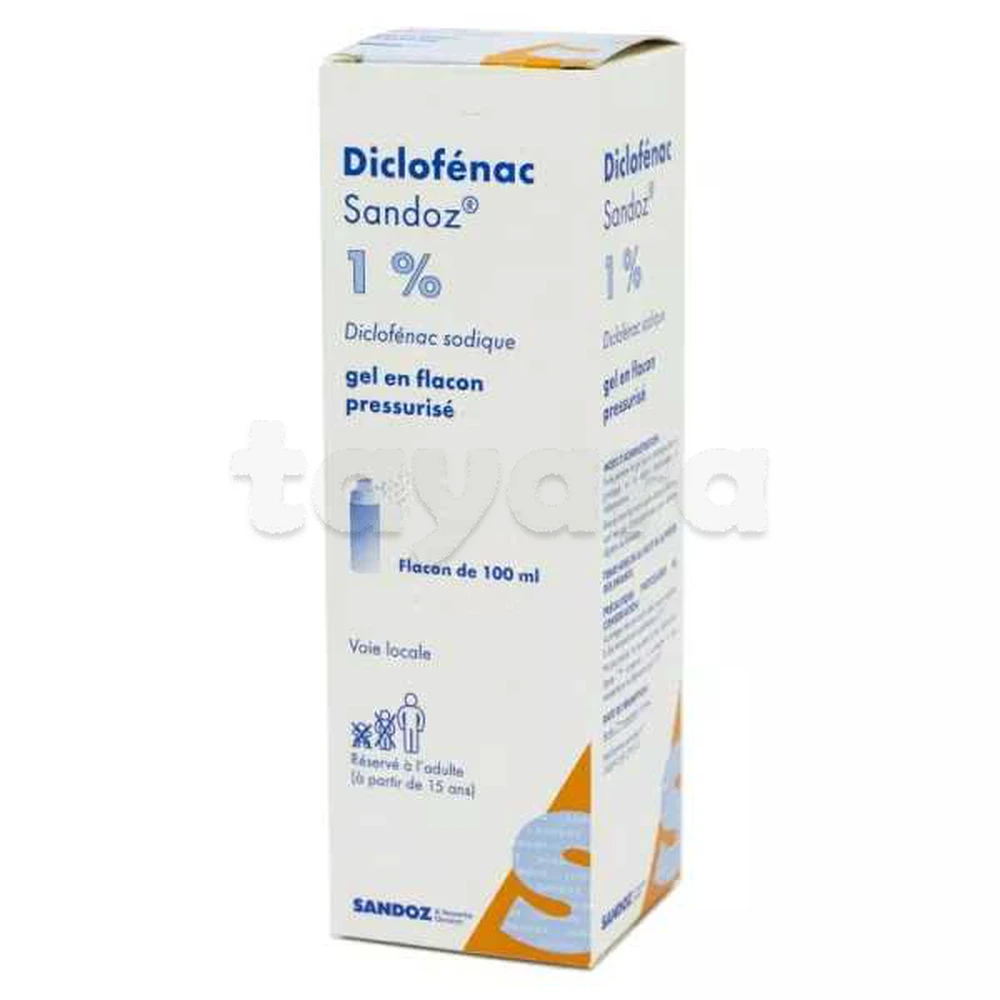 Diclofénac Sandoz 1% Gel