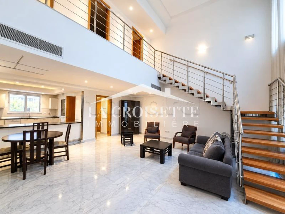 Loft S+2 meublé à louer au Lac2 ZDL0065