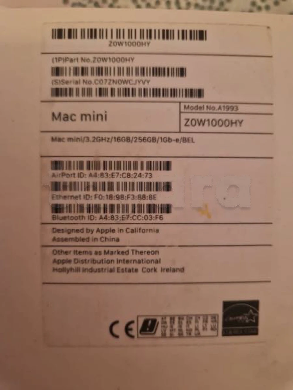 Mac mini 2018
