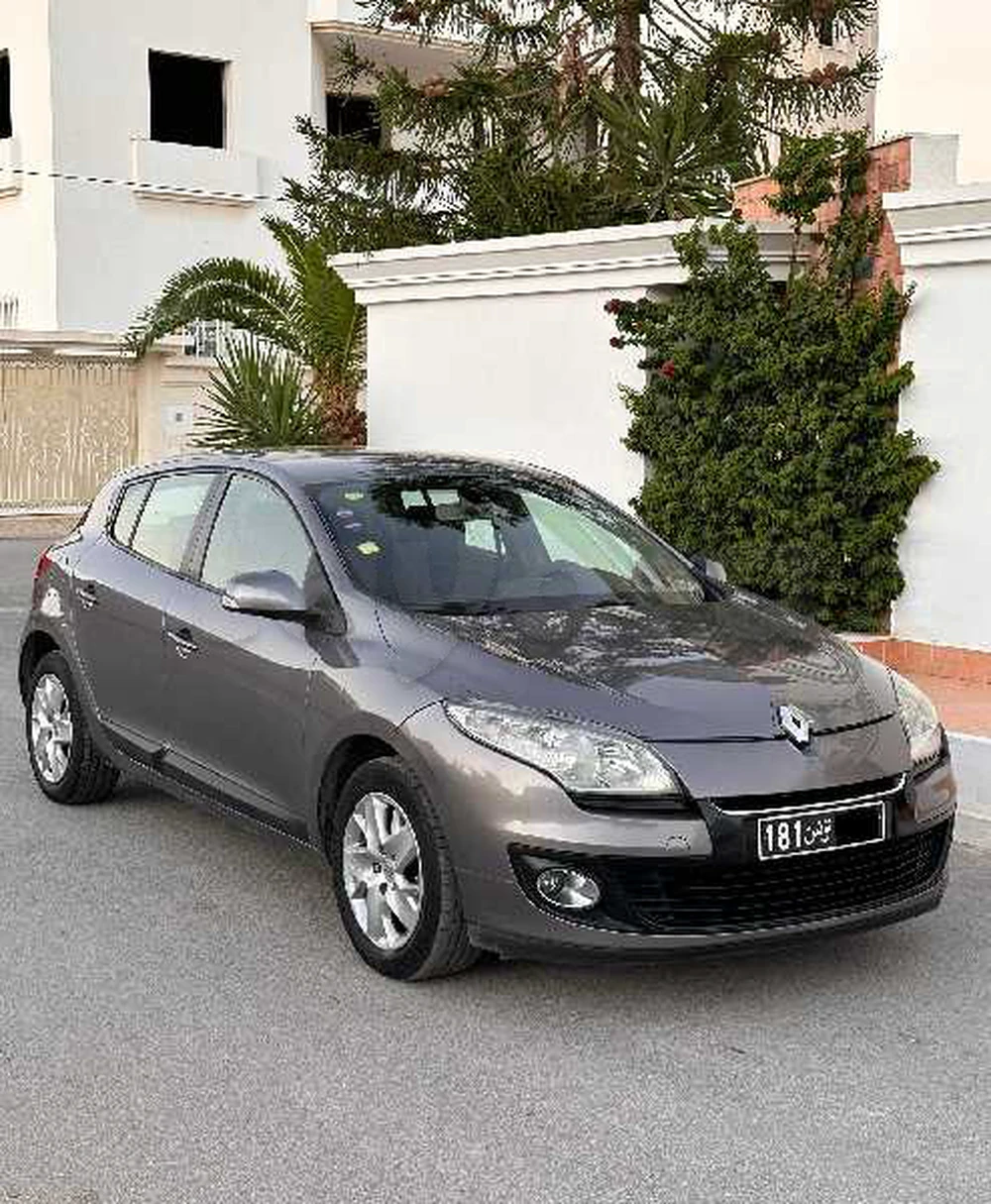 Carte voiture Renault Megane