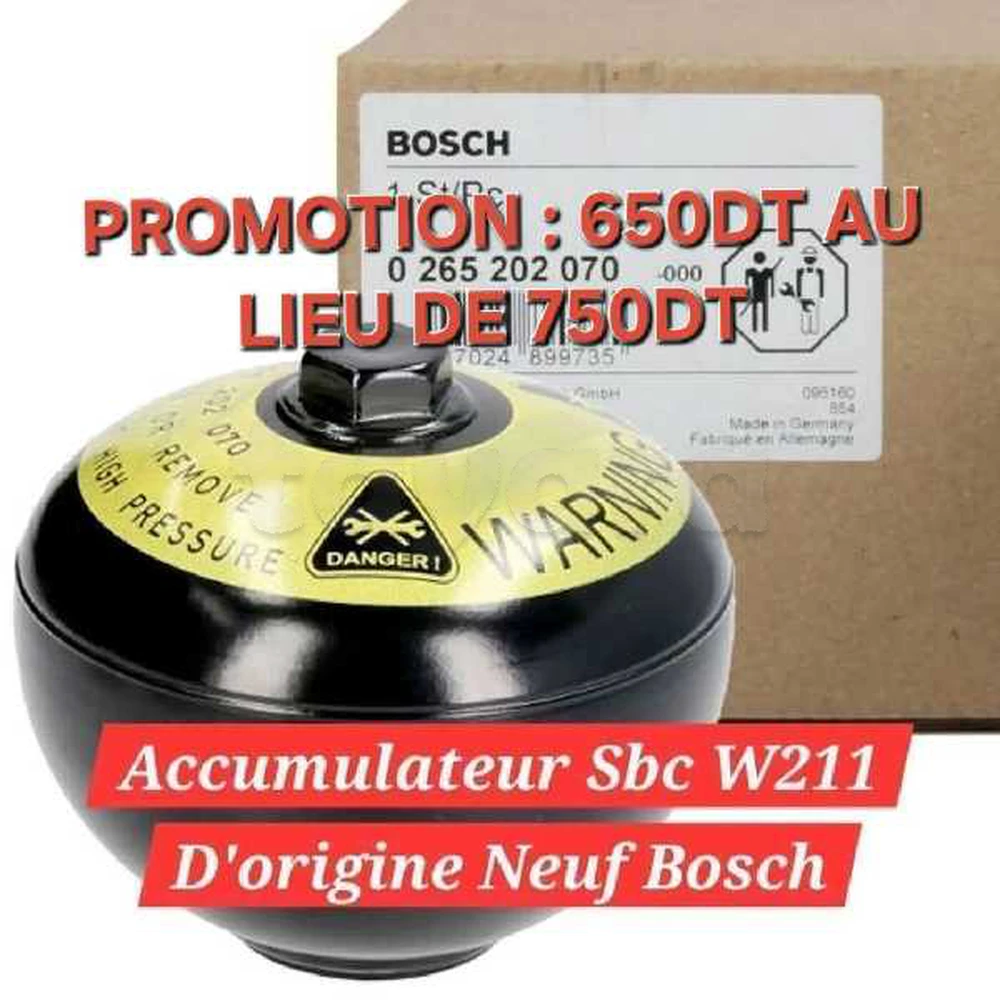 Accumulateur (Bosch originale) SBC Mercedes W211 Neuf, Tel 29 773 770, Prix:650dt⚠️🚨