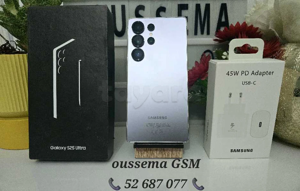Samsung Galaxy 25 Ultra 5G (12/256Go) Titanium Silverblue État Neuf
📞52687077📞