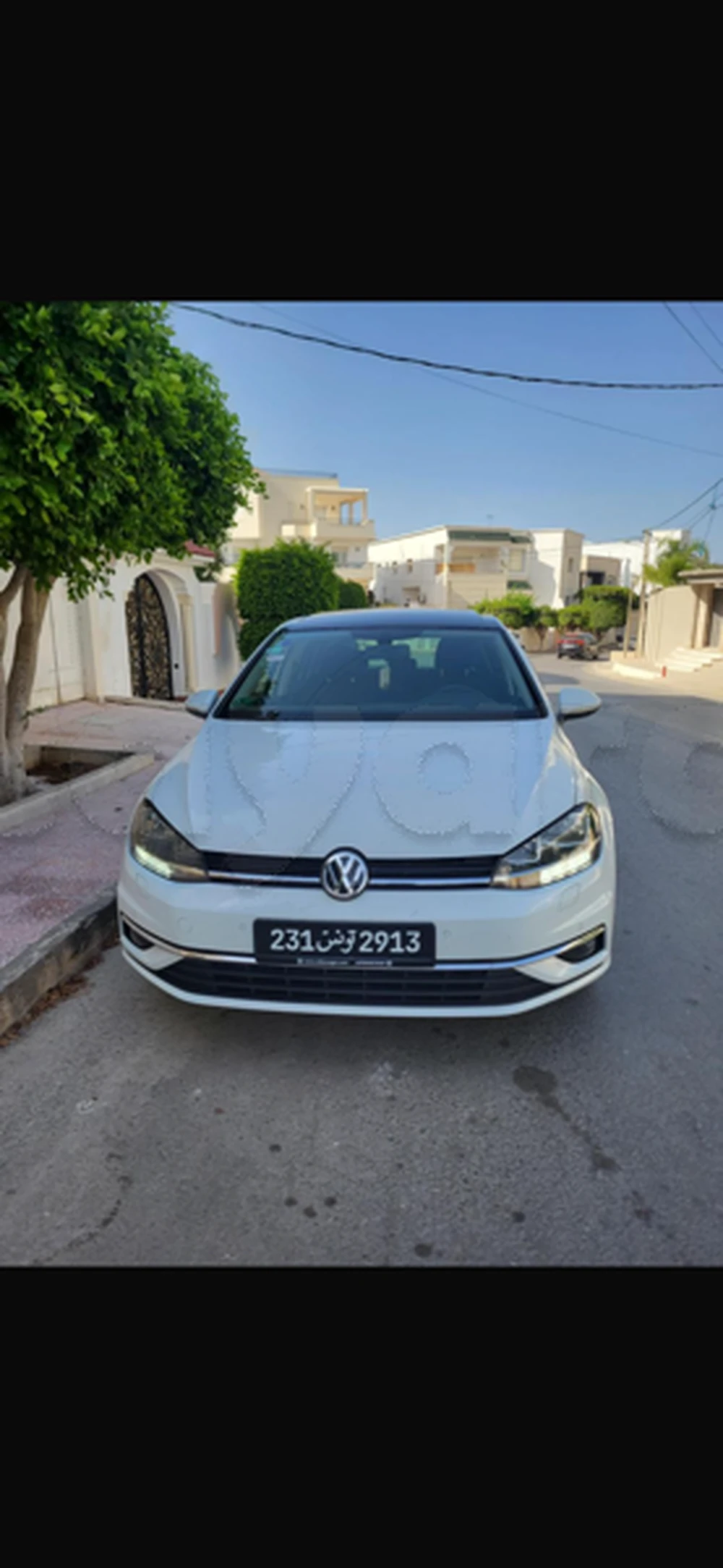 Carte voiture Volkswagen Golf 7