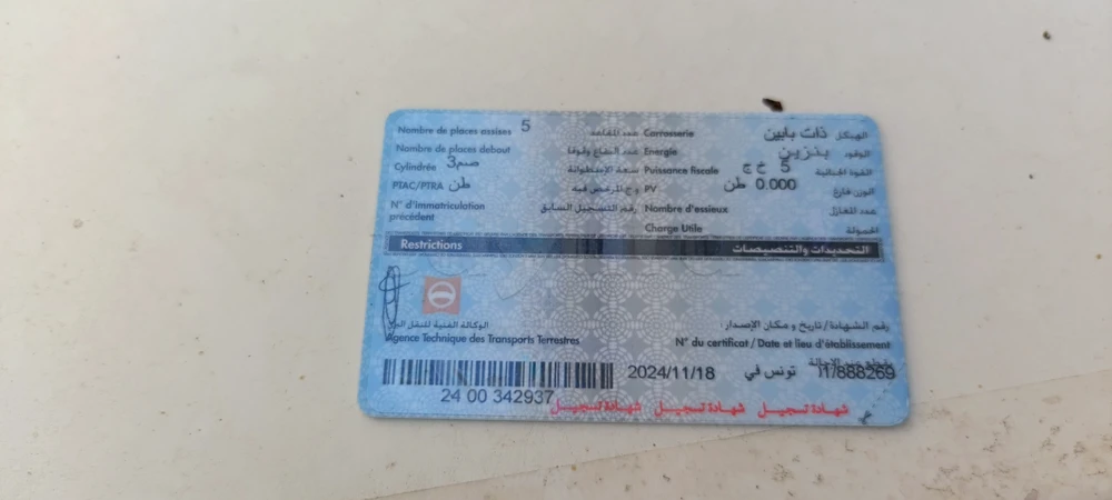 Carte voiture Volkswagen Fox