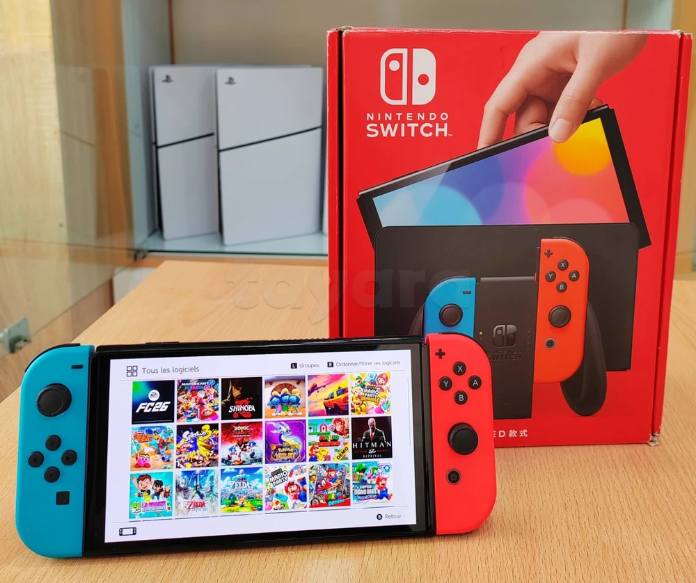 ✨ Nintendo Switch OLED Patché ✨ Très bonne état importé 🇨🇵