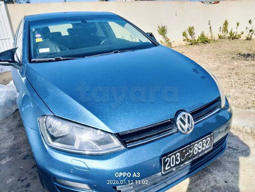 Carte voiture Volkswagen Golf 7