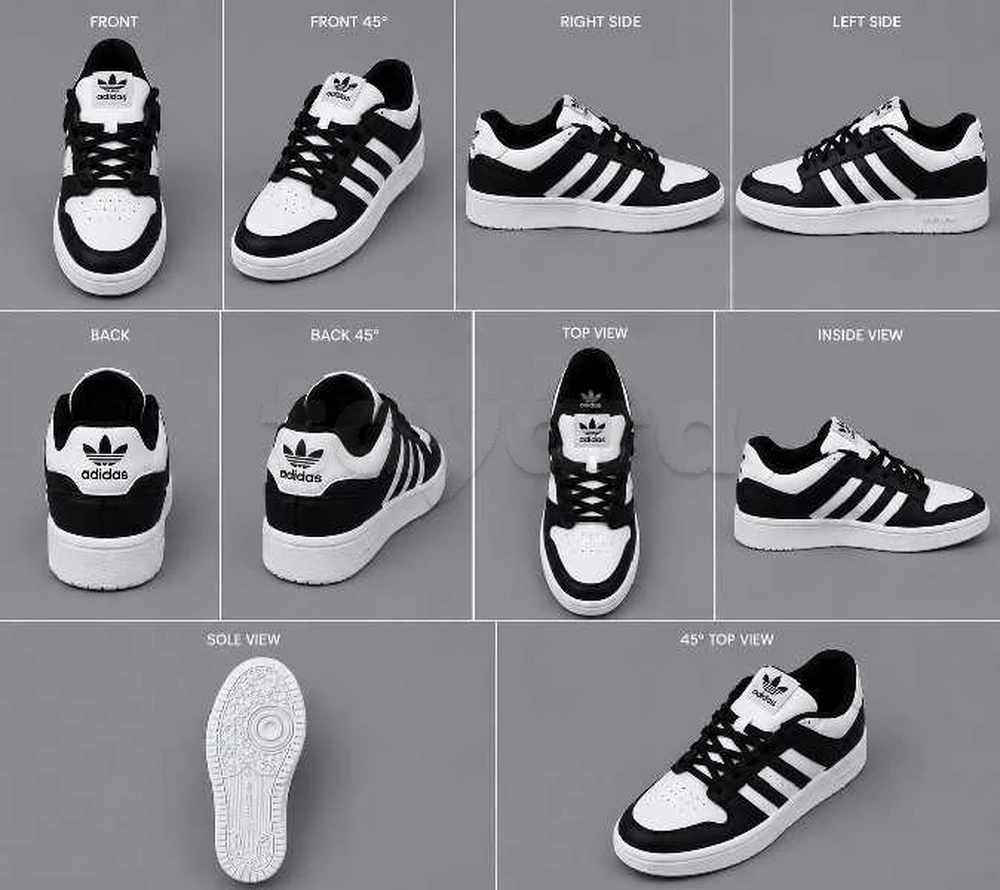 Adidas noir/blanc